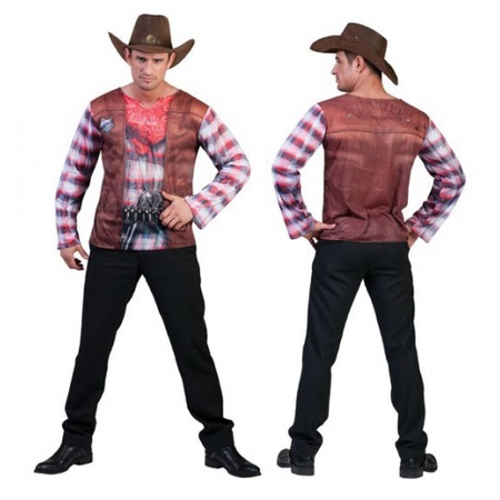 3D Western shirt voor heren