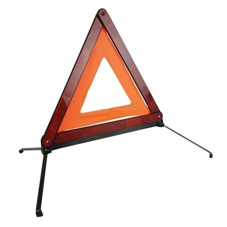 Reflecting warning triangle 
