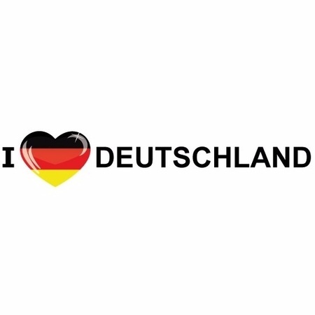 I Love Deutschland paper sticker
