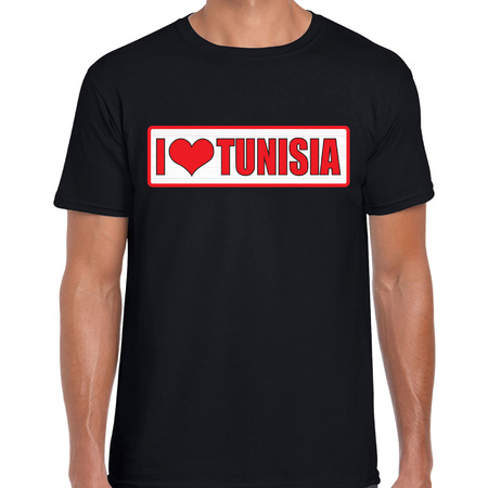I love Tunisia t-shirt black for men