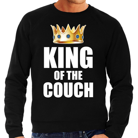 Kingsday sweater king of the couch black for men