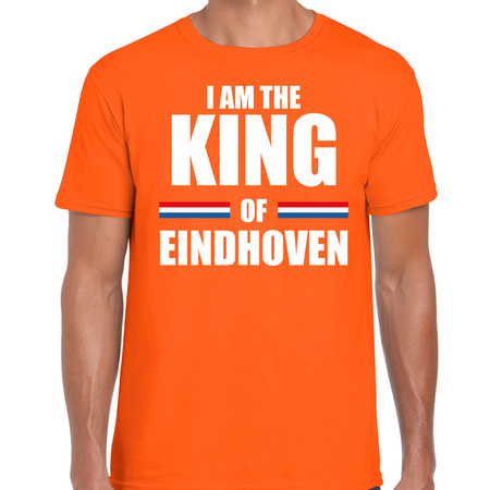 Kingsday t-shirt I am the King of Eindhoven orange for men