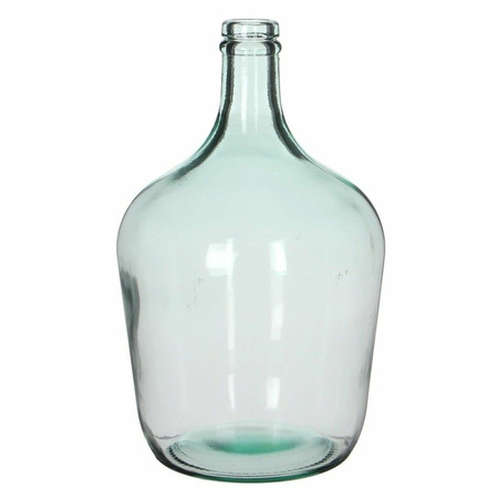 Mica Decorations Bottle vase Diego 18x30cm transparent recycled glass