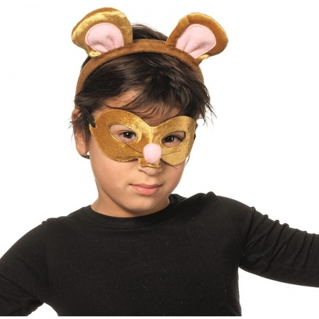 Mouse mask and tiara for kids