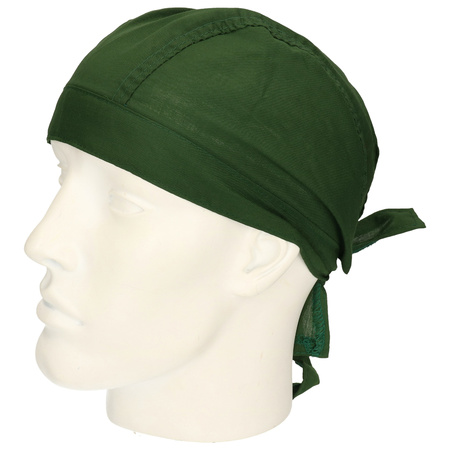 Bandana hat - dark green - for adults