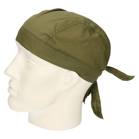 Bandana hat - olive green - for adults