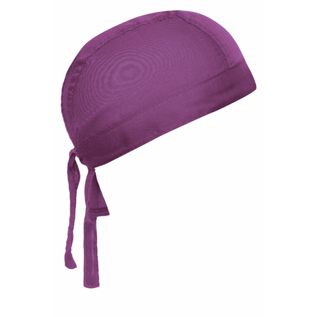 Bandana hat - purple - for adults