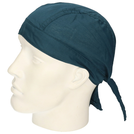 Bandana hat - petrol blue - for adults