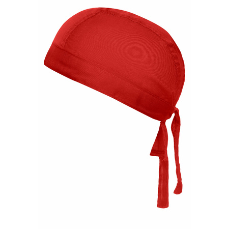 Bandana hat - red - for adults