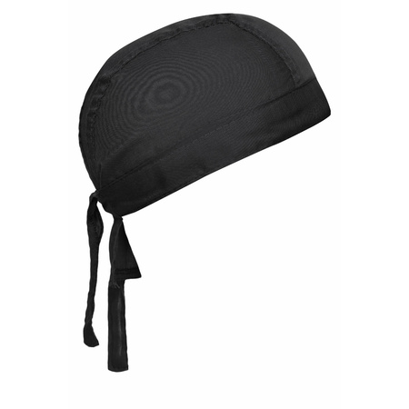Bandana hat - black - for adults