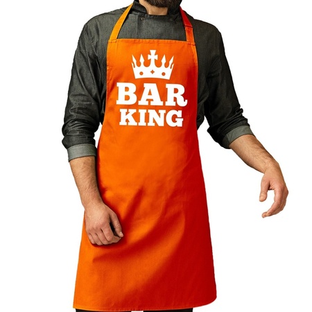 Orange apron Bar King men