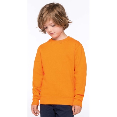 Basis oranje truien/sweaters kinderkleding