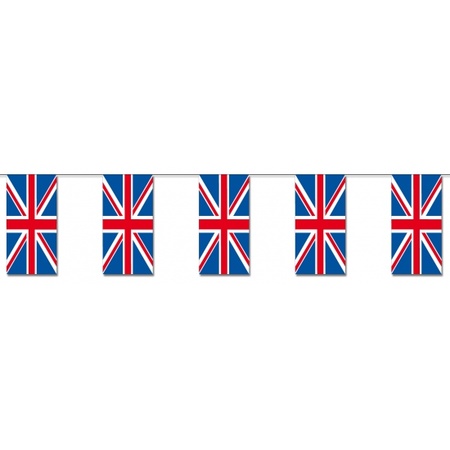 Papieren vlaggenlijnen Engeland