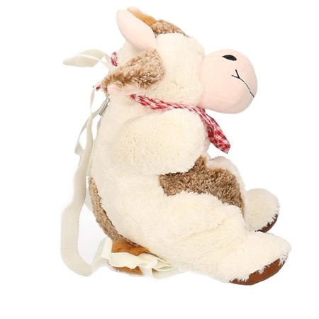Plush cow backpack 20 x 36 cm