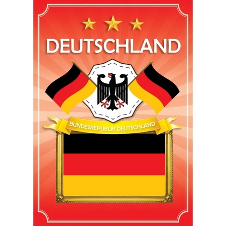 Deutschland deurposter met wapen