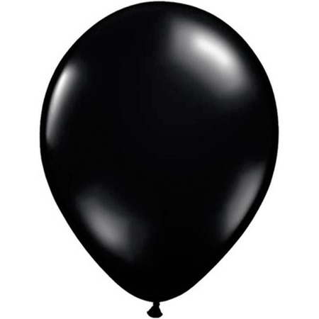 Qualatex zwarte ballonnen 10 stuks