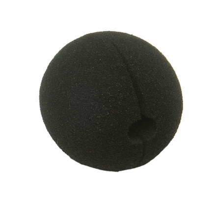 Round foam mouse nose - black