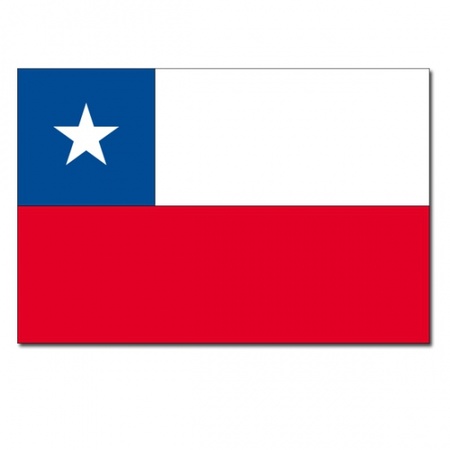 Landen thema vlag Chili 90 x 150 cm feestversiering