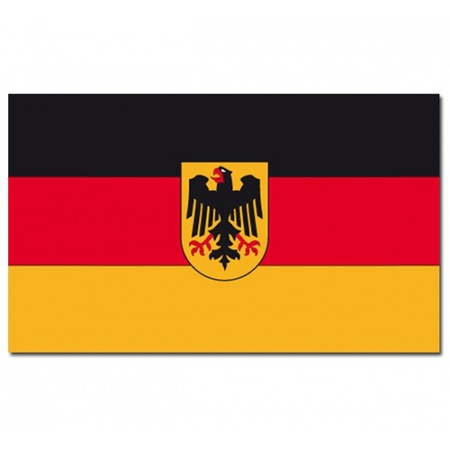 Landen thema vlag Duitsland 90 x 150 cm feestversiering