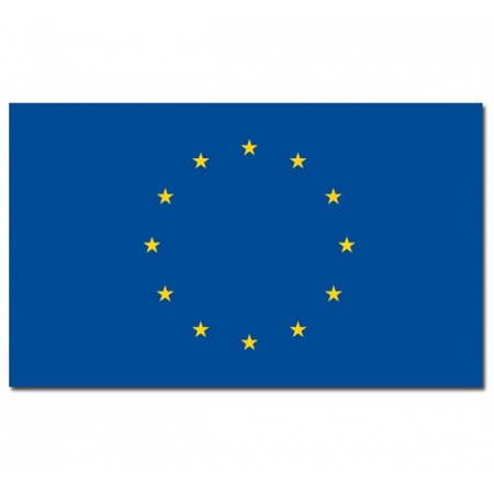Landen thema vlag Europa 90 x 150 cm feestversiering