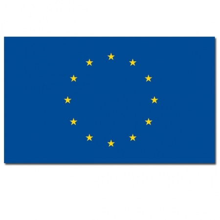 Grote vlag van europese uni