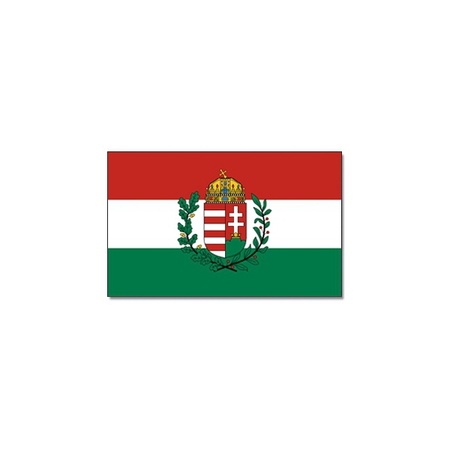 Landen thema vlag Hongarije  90 x 150 cm feestversiering