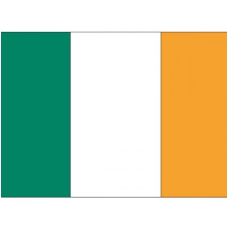 Stickers van de Ierse vlag