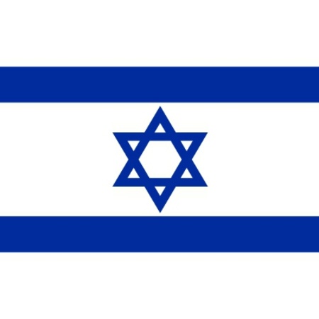 Stickers van de Israel vlag