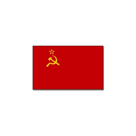 Landen thema vlag Sovjet Unie 90 x 150 cm feestversiering
