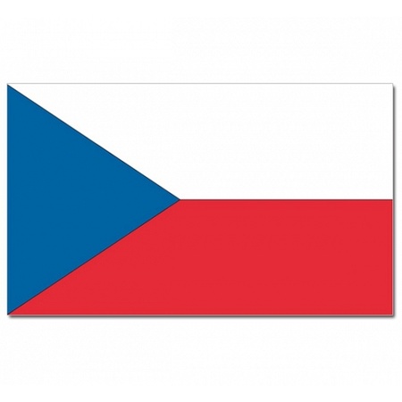 Landen thema vlag Tsjechie 90 x 150 cm