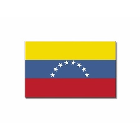 Landen thema vlag Venezuela 90 x 150 cm feestversiering