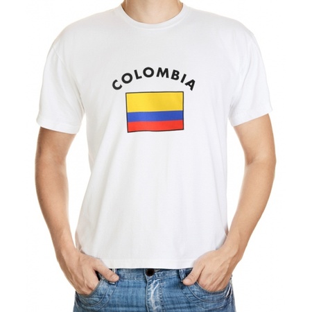 Colombia vlaggen t-shirts