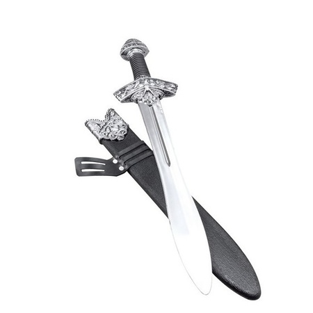 Feest keltisch excalibur zilveren zwaard 45 cm