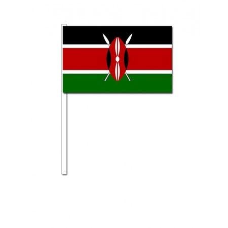 Zwaaivlaggetjes Kenia vlag