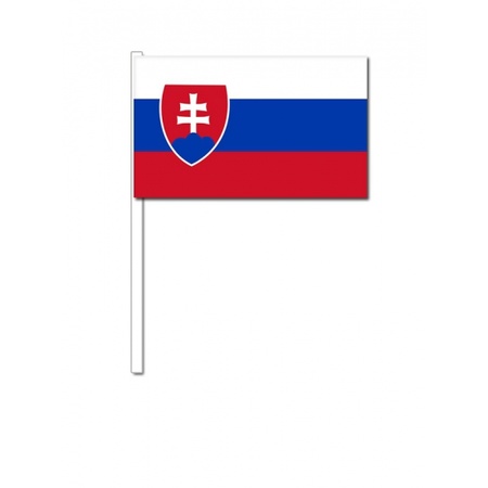 Zwaaivlaggetjes Slowaakse vlag